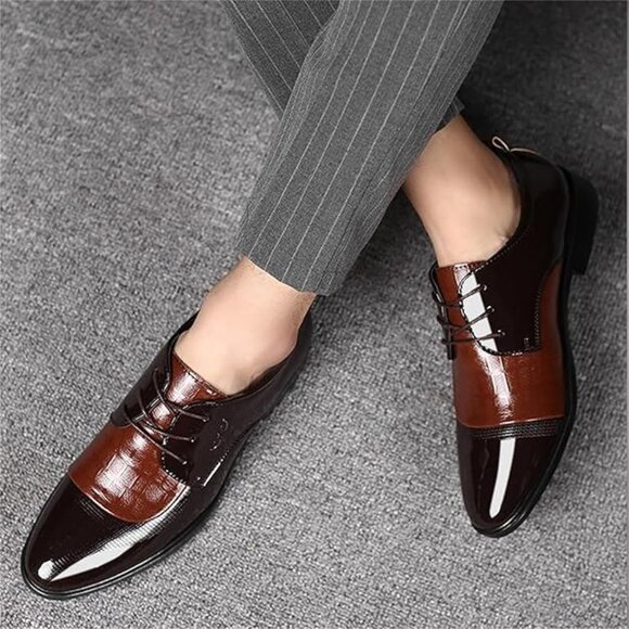 Men\'s Dress Shoes Business Formal Wingtip Casual Oxford Shoes main image 5